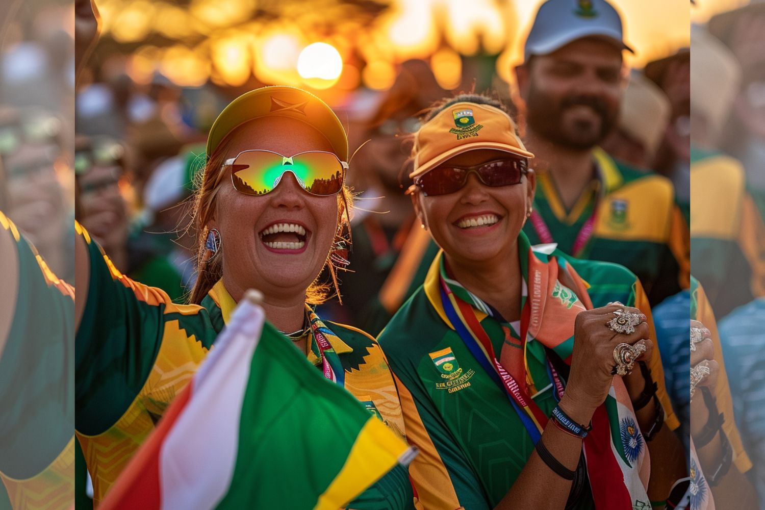 South African Fans enjoying Match at t20 World Cup 2024