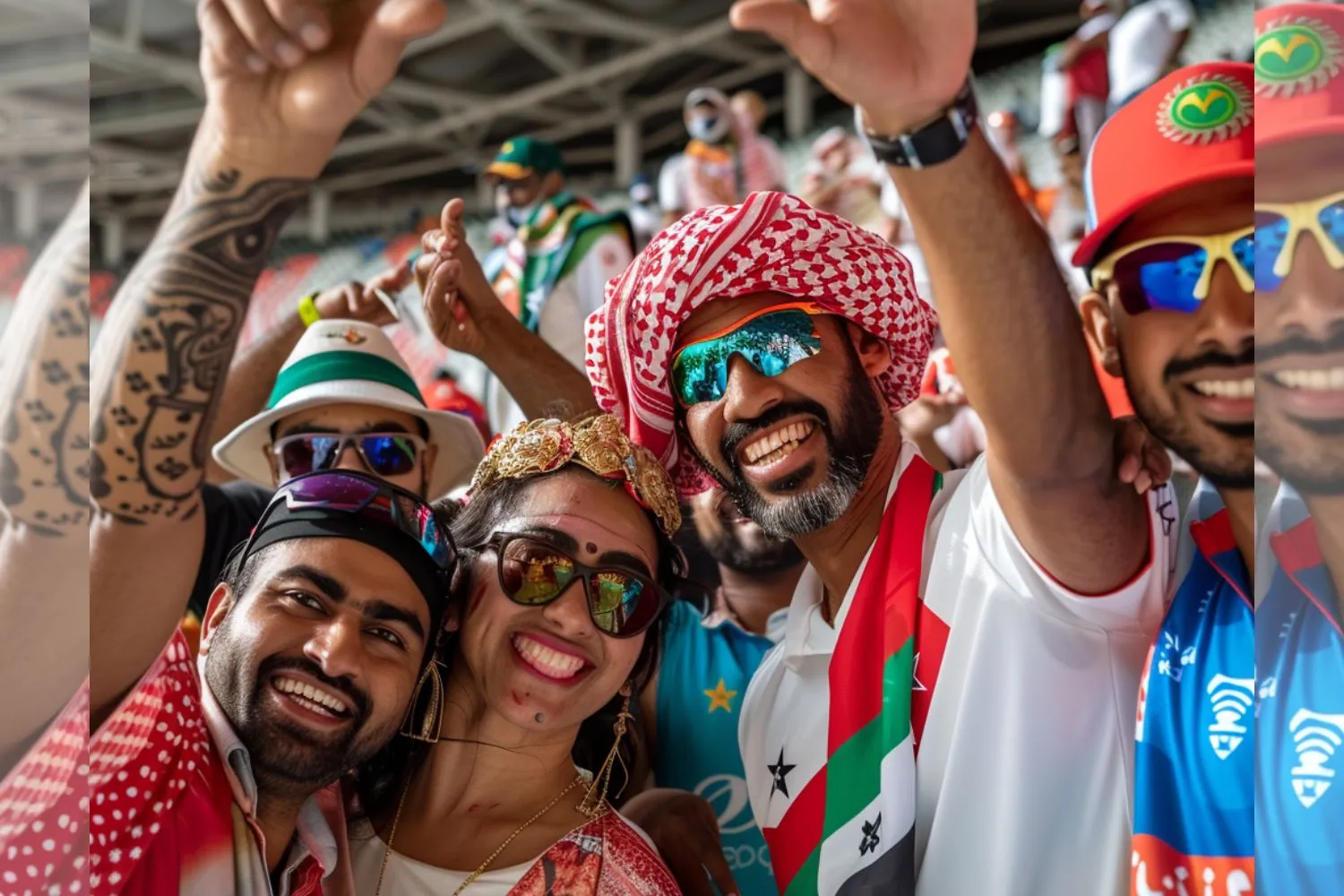 Oman cricket fans at Kensington Oval Barbados: T20 World Cup 2024 