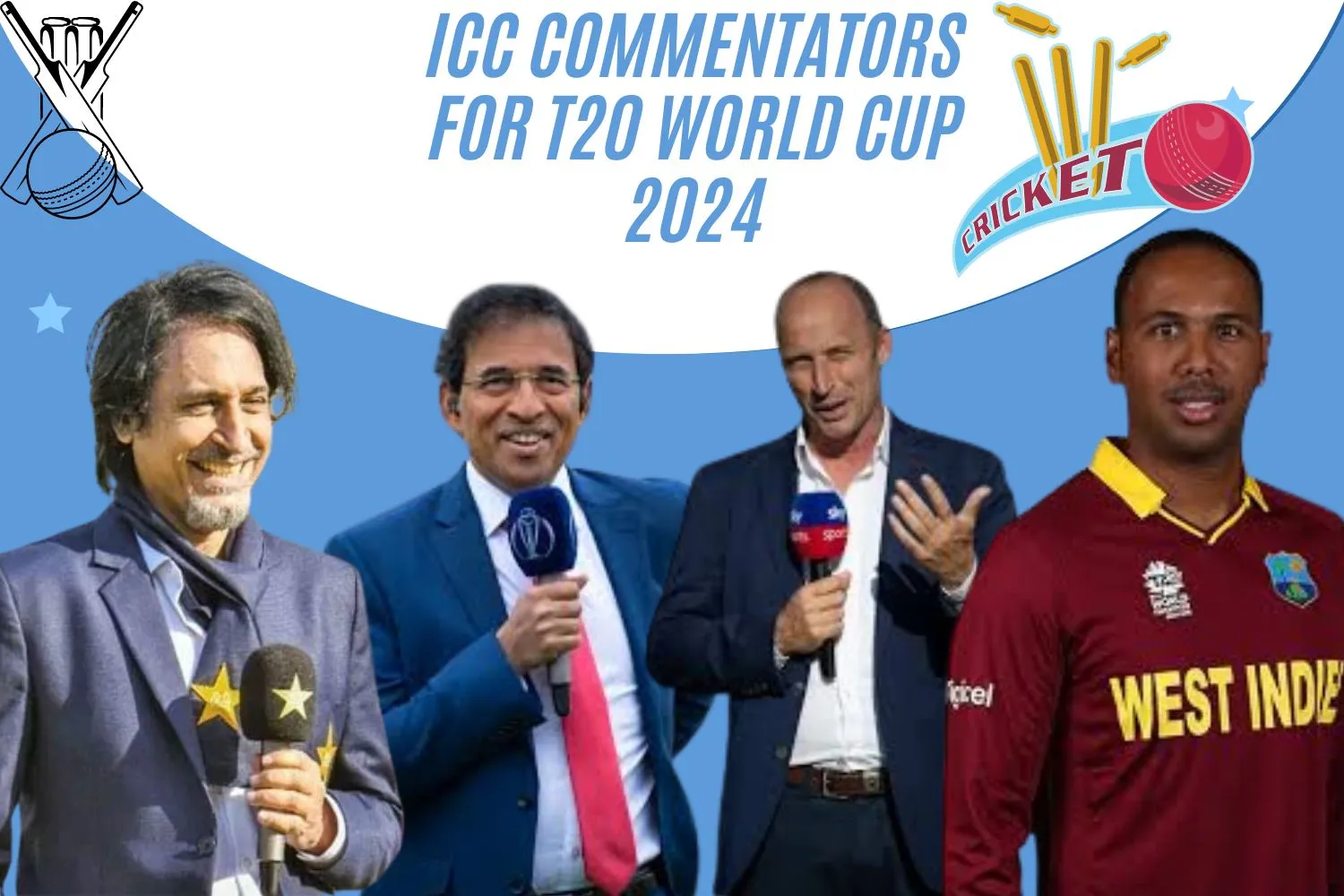 ICC Commentators for T20 World Cup 2024