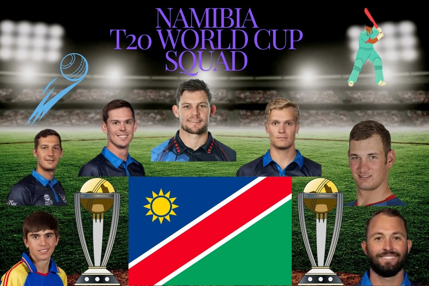 Namibia T20 World Cup Squad