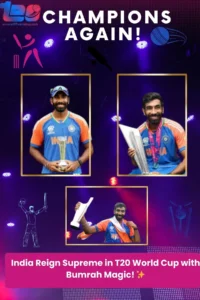 Bumrah Named Player of the Tournament