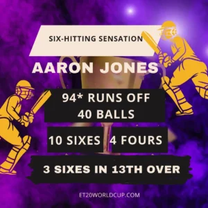 USA vs Canada T20 World Cup 2024: Aaron Jones