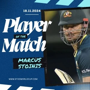 Player of the Match - Marcus Stoinis