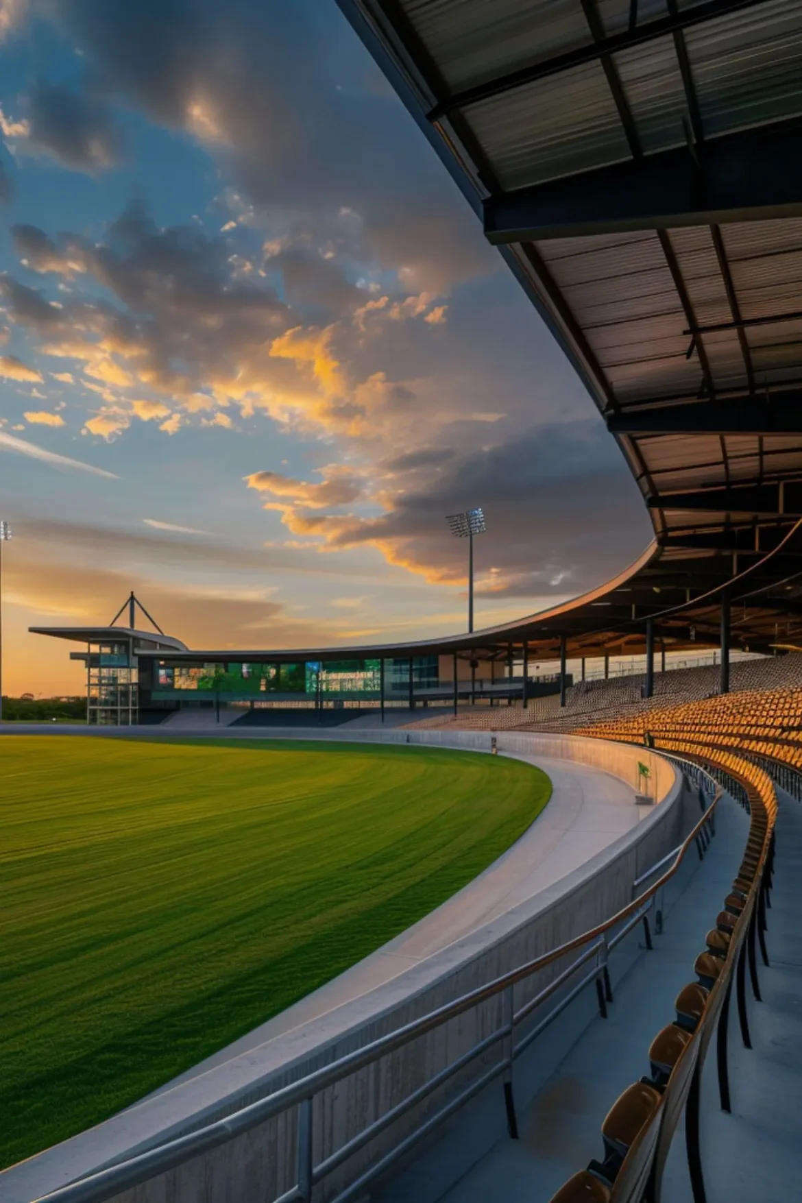 Nassau County International Cricket Stadium, New York.