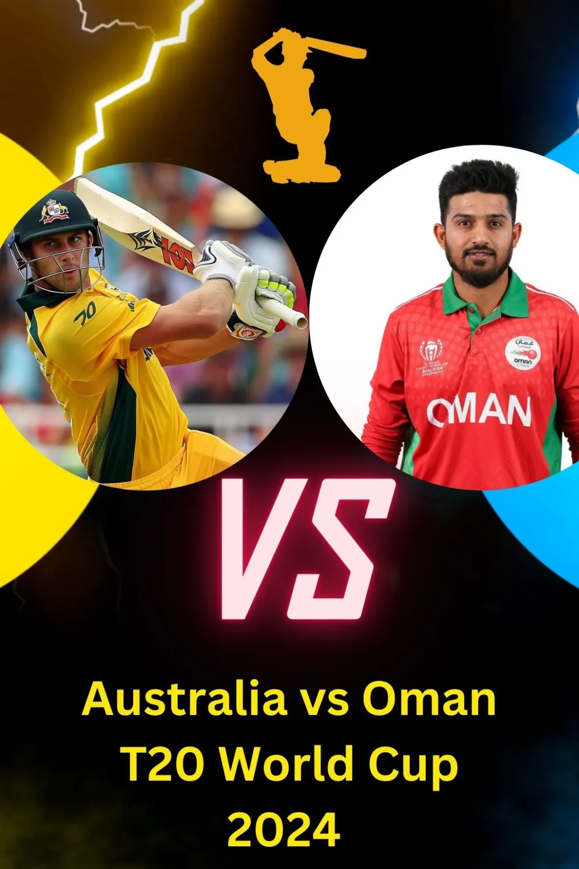 AUSTRALIA VS OMAN T20 WORLD CUP 2024, 6TH JUNE
