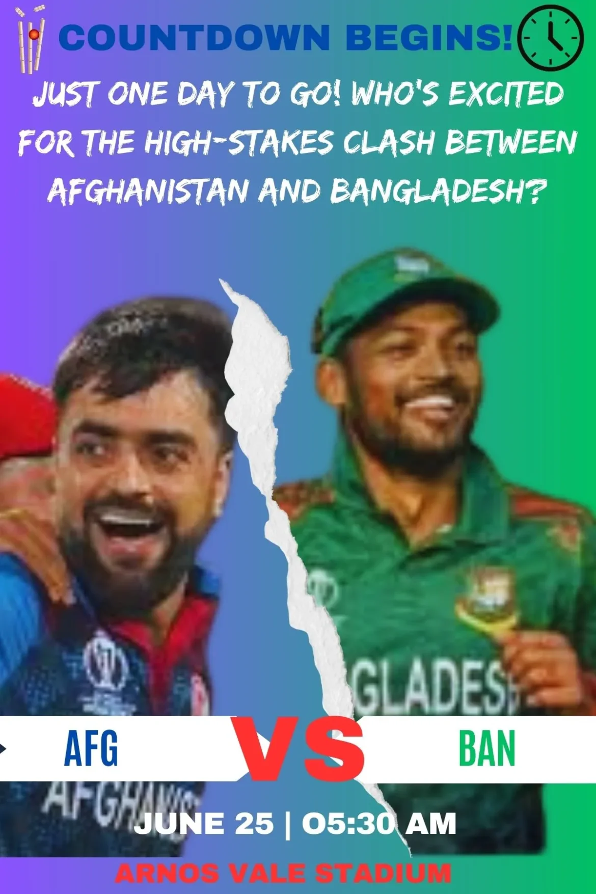 Afganistan vs Bangladesh T20 World Cup 2024