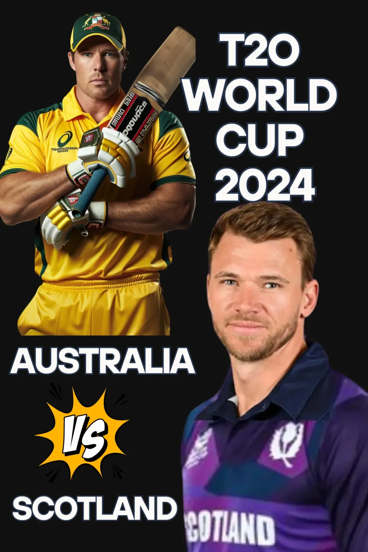 Australia vs Scotland in ICC T20 World Cup 2024