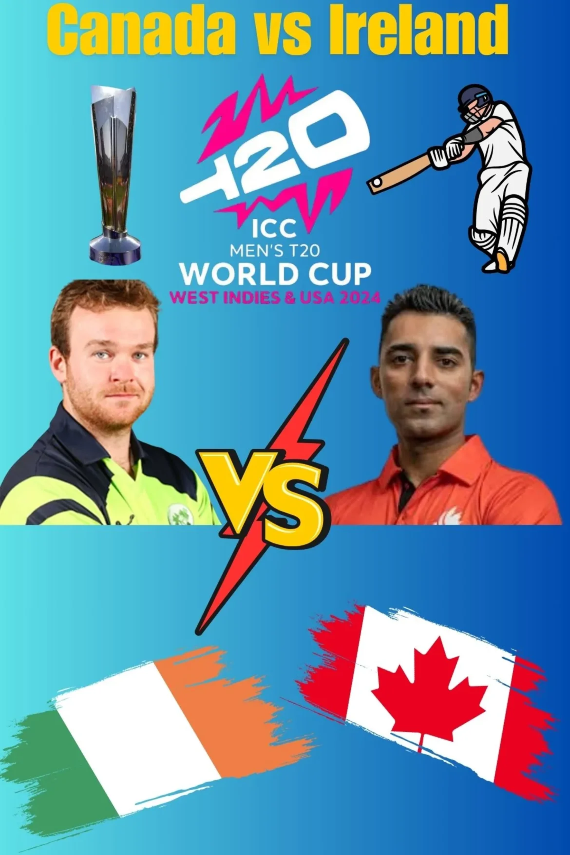 Canada vs Ireland T20 Match Summary
