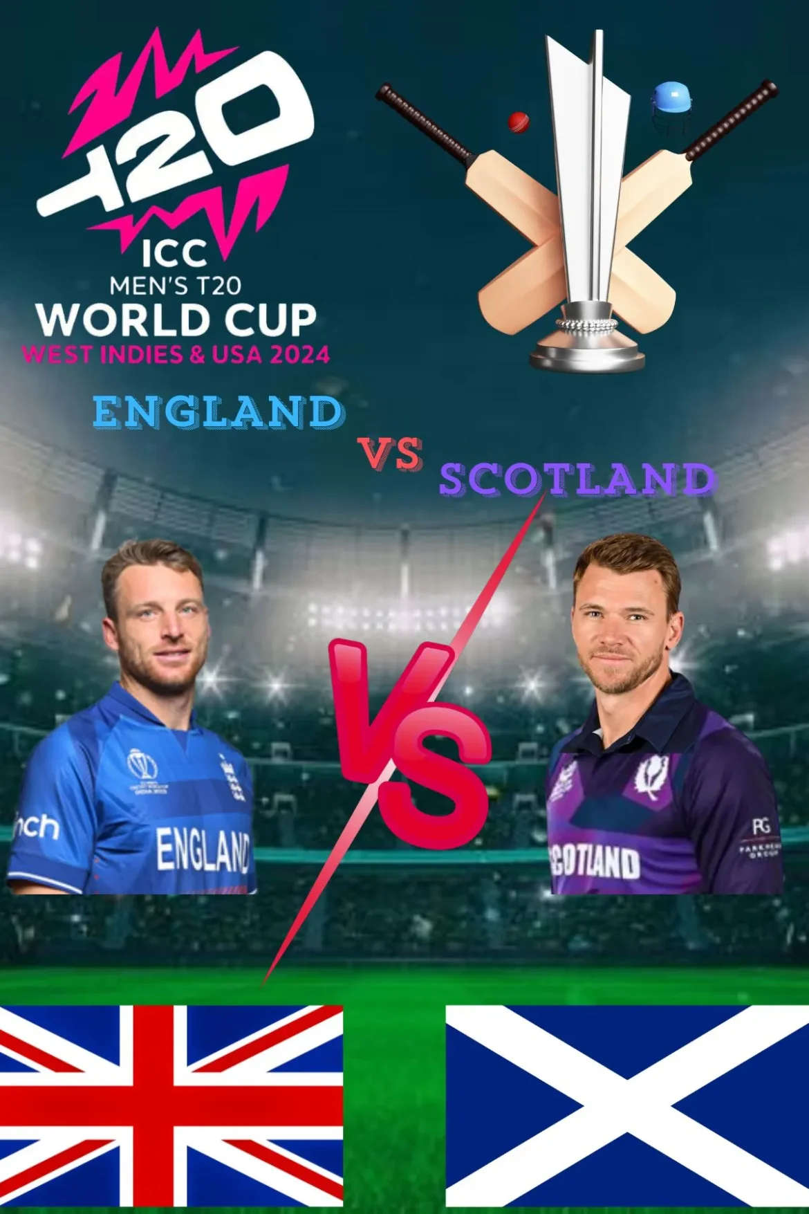 England vs Scotland T20 world cup match