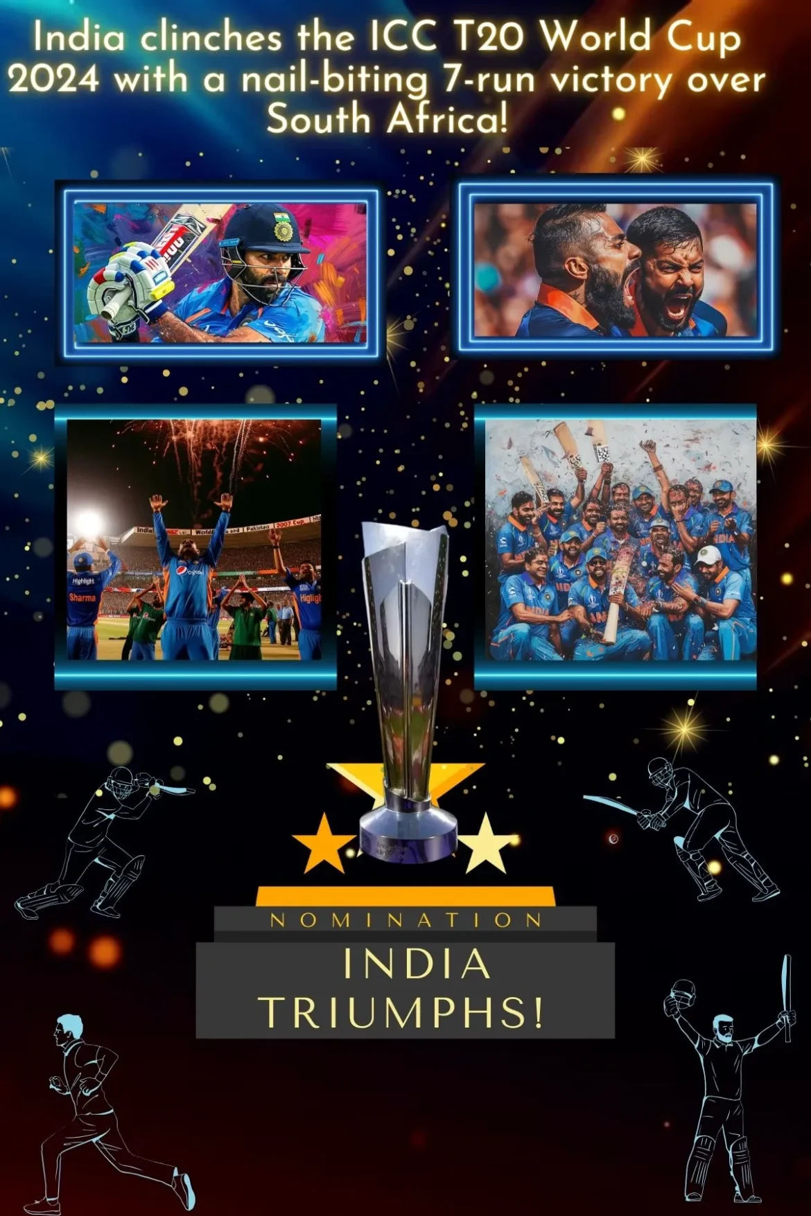 India Beats South Africa by 7 Runs to win (1)