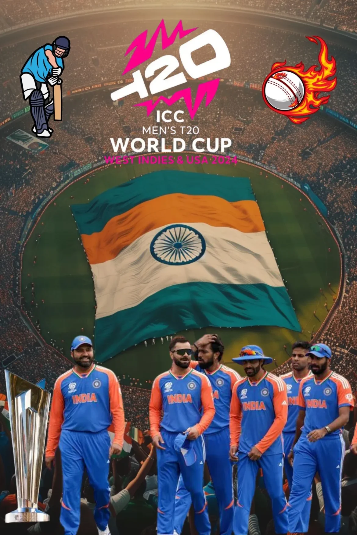 Dominant India in t20 final