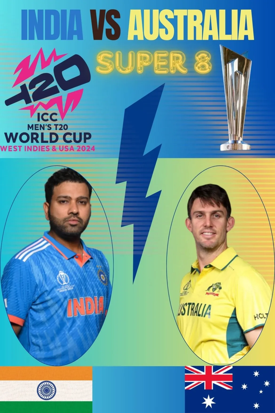 IND vs AUS super 8 match