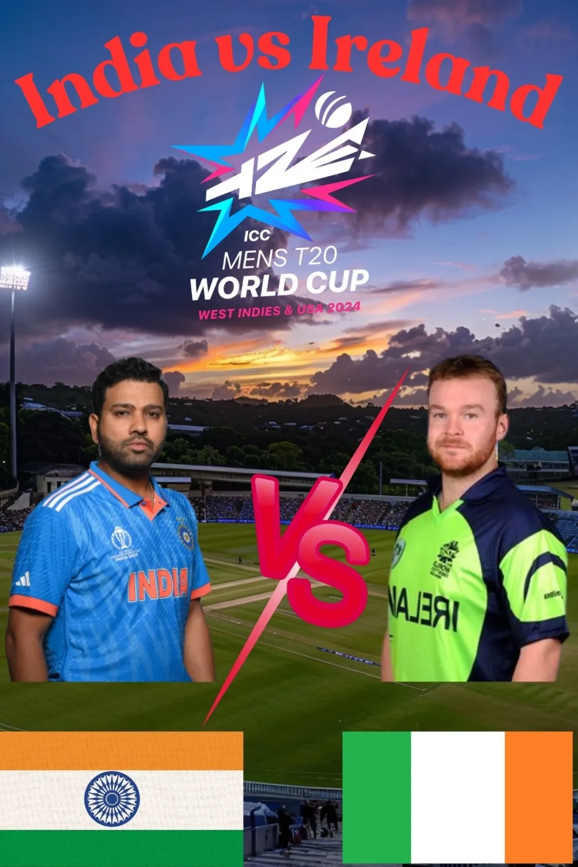 India vs Ireland T20 World Cup