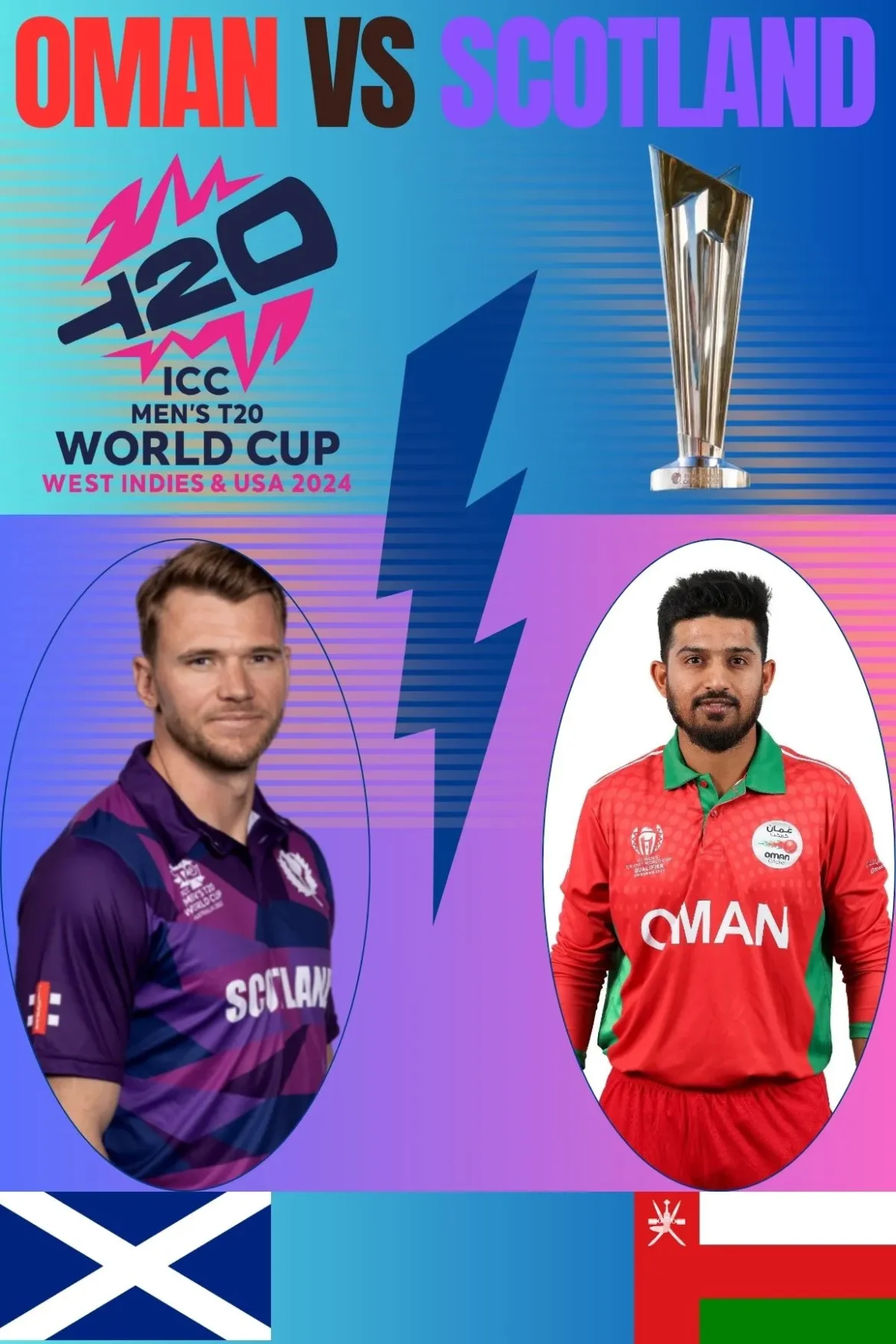 Oman vs Scotland t20 world cup