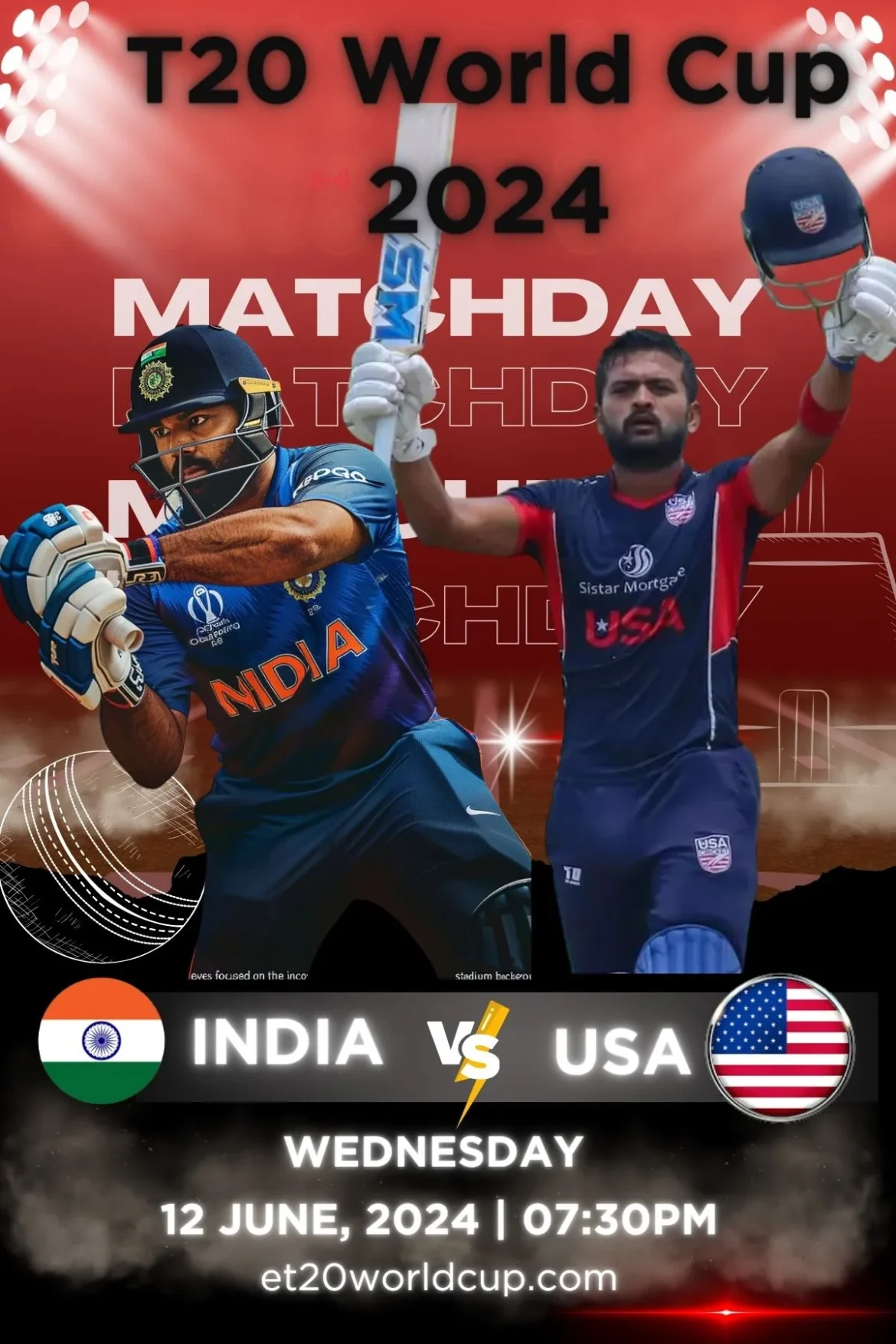 India vs USA t20 World Cup 2024