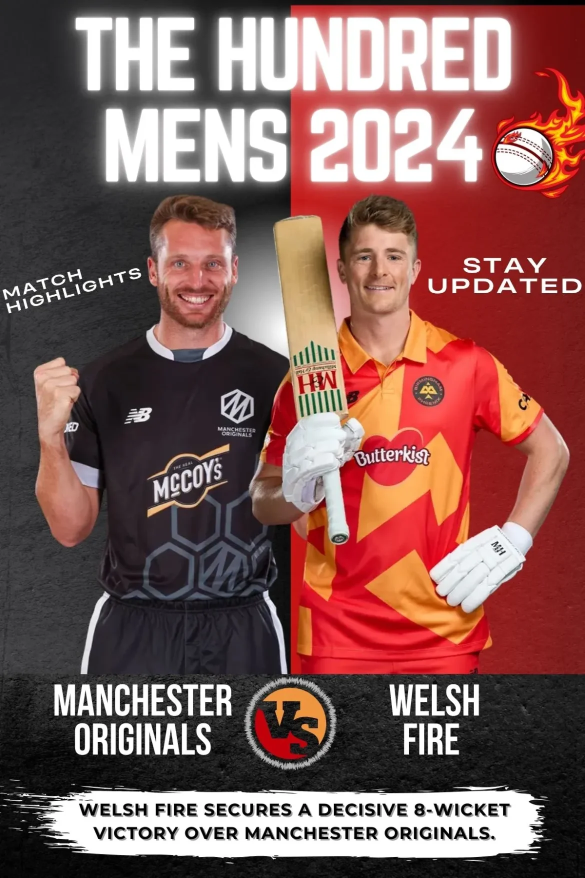 Welsh Fire vs Manchester Originals