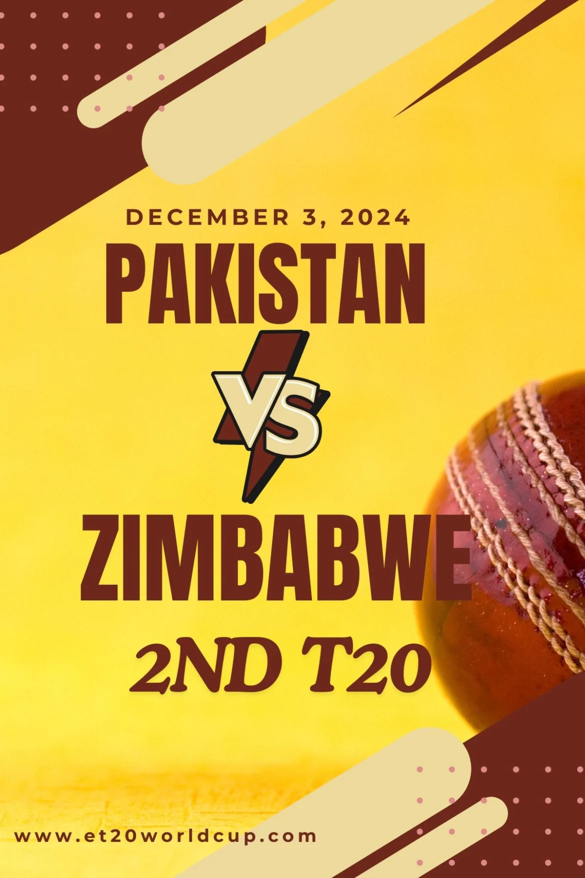 Pakistan vs Zimbabwe 2nd T20