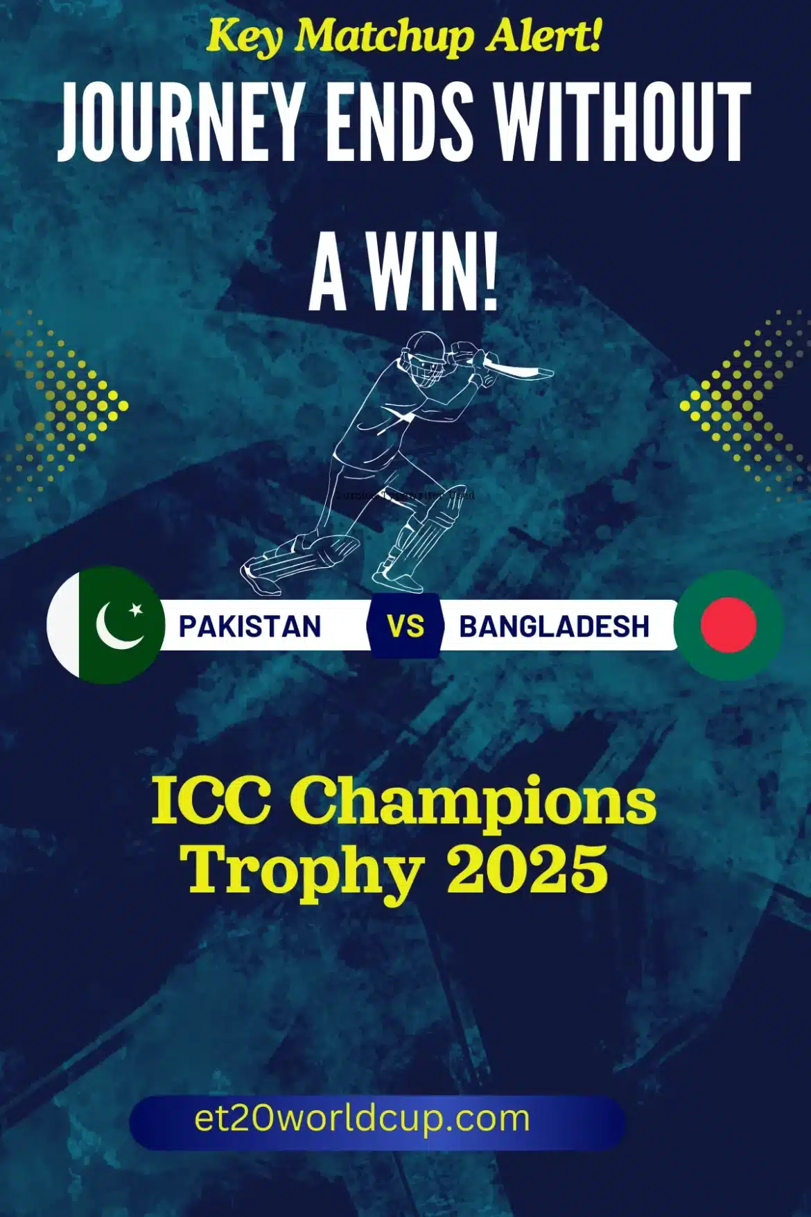 Pakistan’s winless ICC Champions Trophy 2025 campaign Pakistan exits the ICC Champions Trophy 2025 winless after the rain-hit Pak vs Ban match